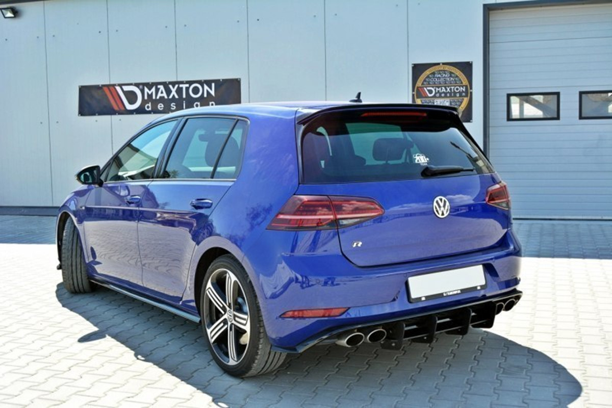 Maxton Design Heck Spoiler Aufsatz Abrisskante V.1 für VW Golf 7 R/ R-Line/ GTI + FL