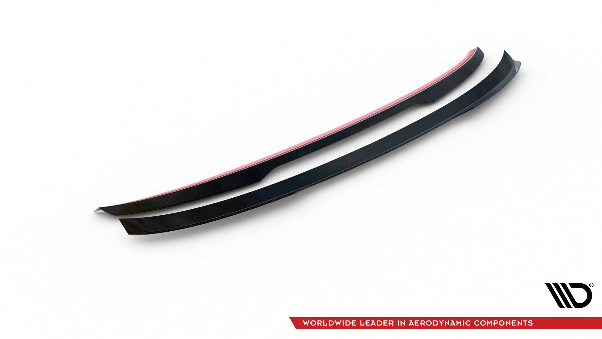 Maxton Design Spoiler CAP für Audi A3 / A3 S-Line Limousine 8Y schwarz Hochglanz