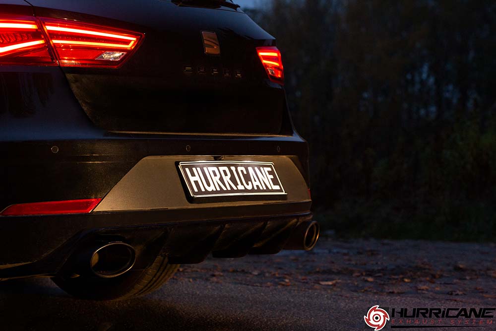 Hurricane 3,5" Auspuffanlage für Seat Leon Cupra ST 300 AWD OPF 5F V2 Hurricane 3,5" Auspuffanlage für Seat Leon Cupra ST 300 AWD OPF 5F V2