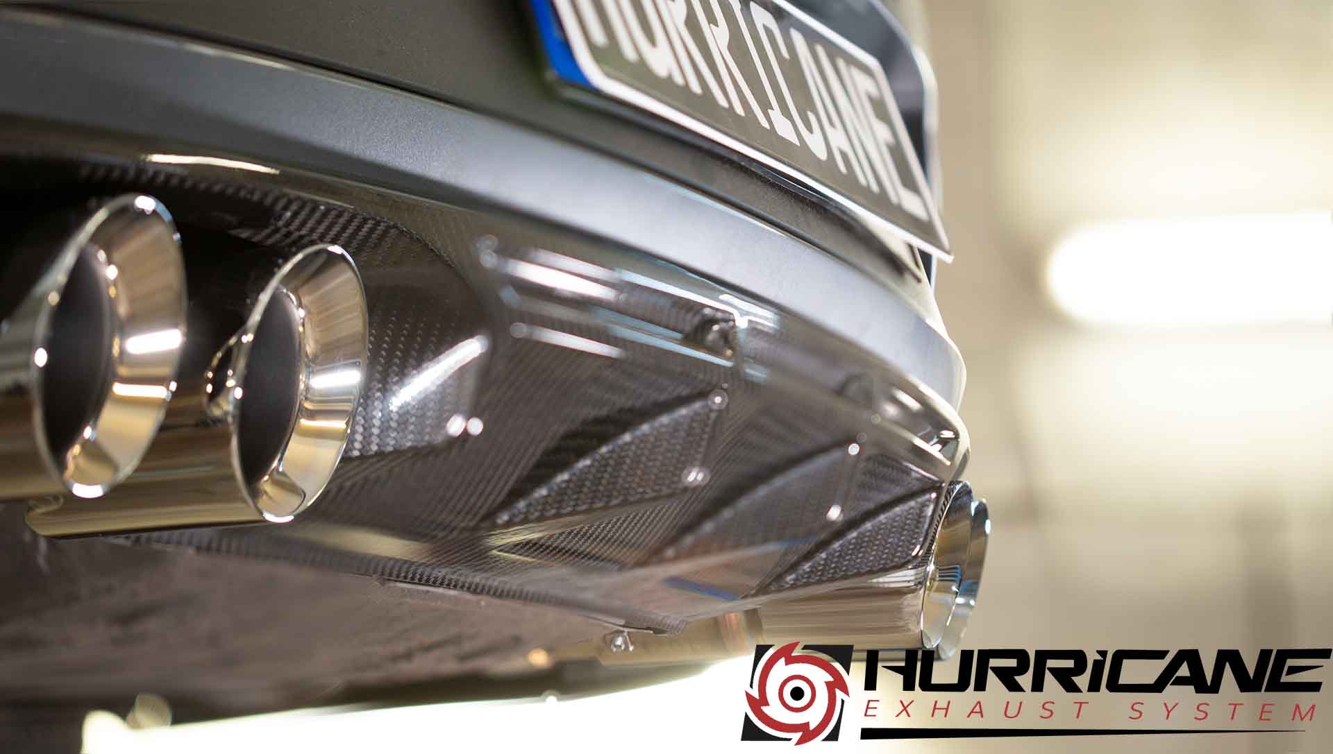 Hurricane 3,5" Auspuffanlage für Seat Leon Cupra ST 300 AWD Carbon Edition 5F V2 Hurricane 3,5" Auspuffanlage für Seat Leon Cupra ST 300 AWD Carbon Edition 5F V2
