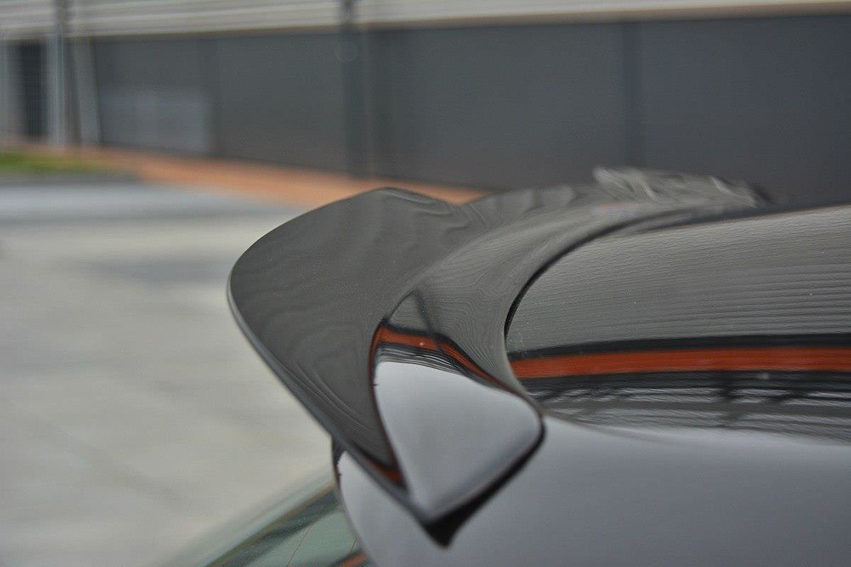 Maxton Design Spoiler CAP für Audi A6 C7 Avant schwarz Hochglanz