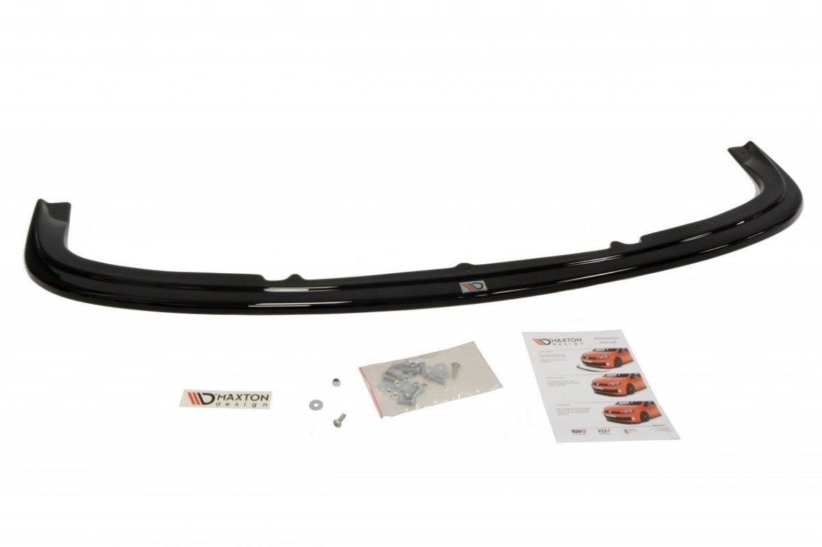 Maxton Design Front Ansatz für VW GOLF 4 R32 schwarz Hochglanz