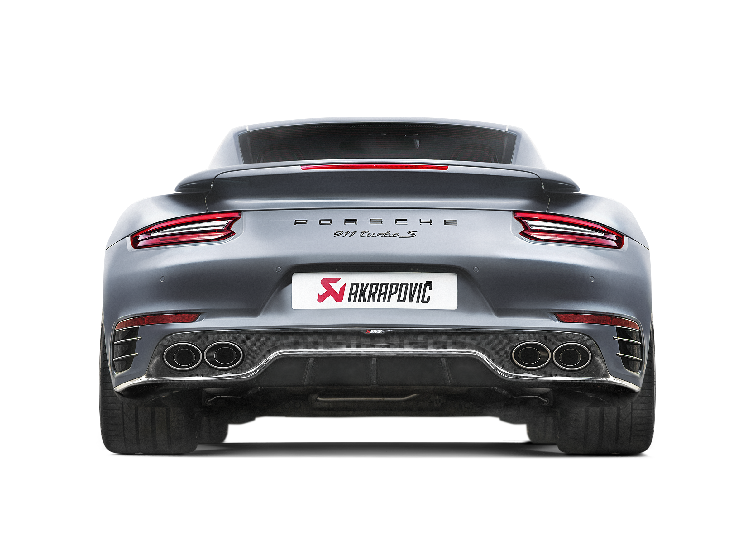 Akrapovic Slip-On Line (Titan) für Porsche 911 Turbo / Turbo S (991.2) 2019