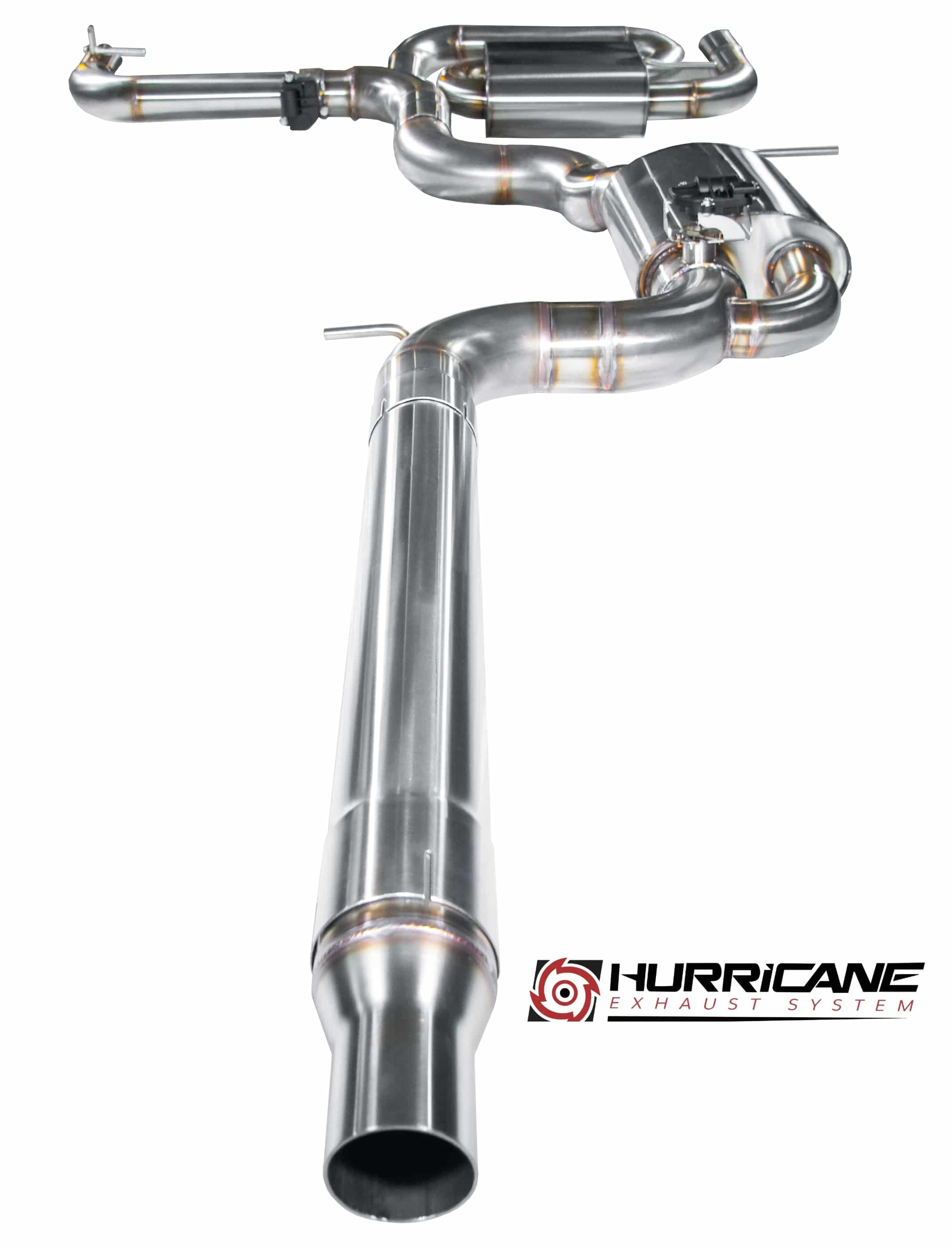 Hurricane 3,5" Auspuffanlage für Golf 6 GTI Edition 35 235PS V3