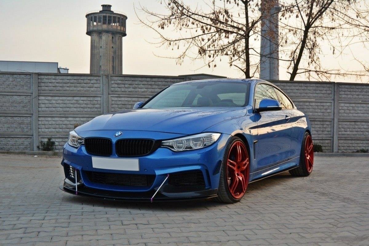 Maxton Design Racing Front Ansatz V.3 für BMW 4er F32 M Paket & M-PERFORMANCE