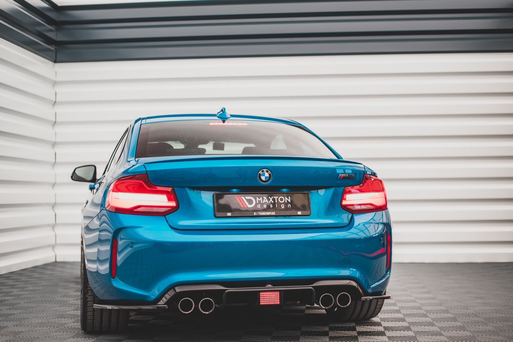 Maxton Design Diffusor Heck Ansatz für BMW M2 F87 schwarz Hochglanz Maxton Design Diffusor Heck Ansatz für BMW M2 F87 schwarz Hochglanz