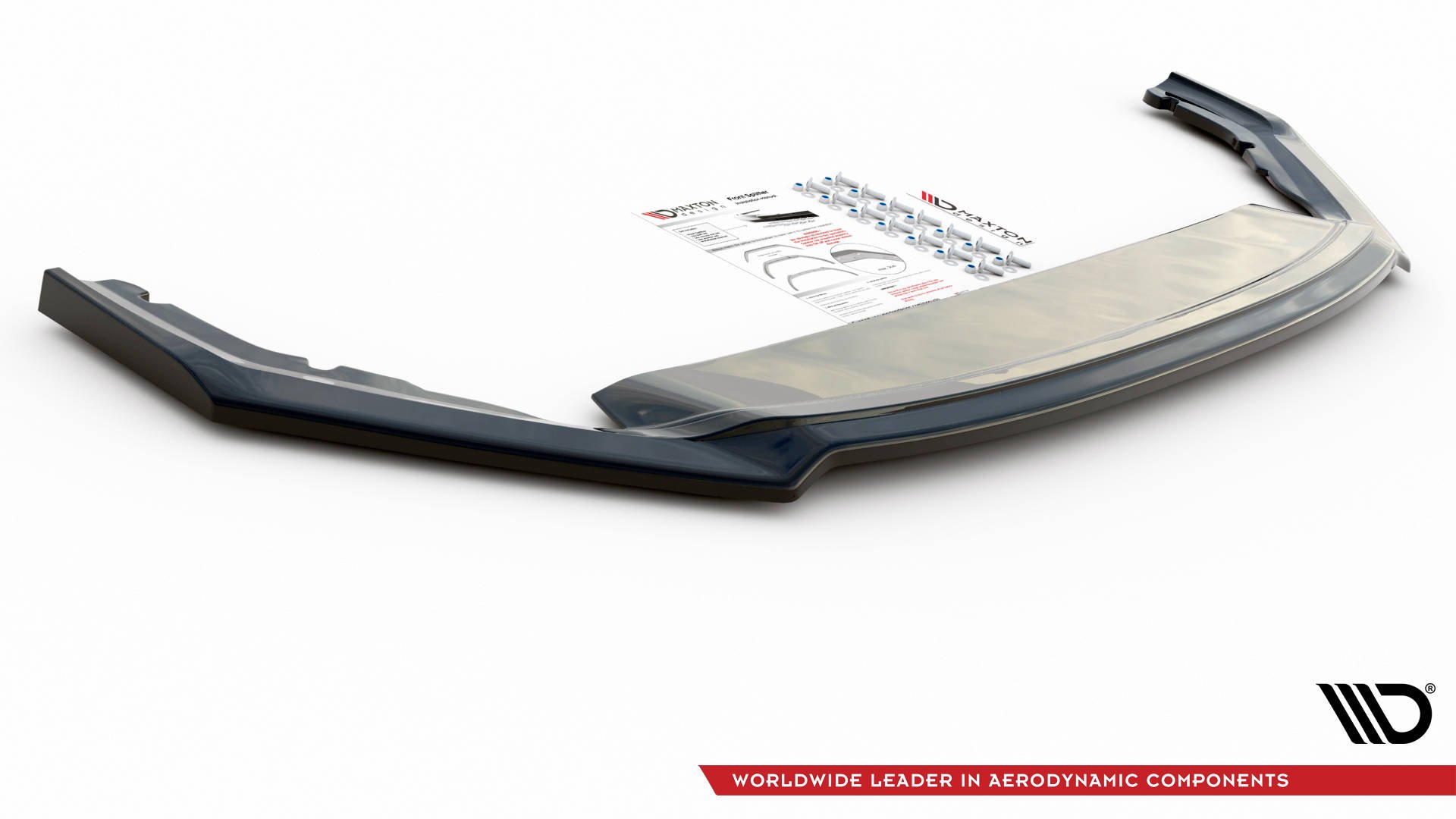 Maxton Design Front Ansatz V.4 für Skoda Octavia RS Mk4 schwarz Hochglanz