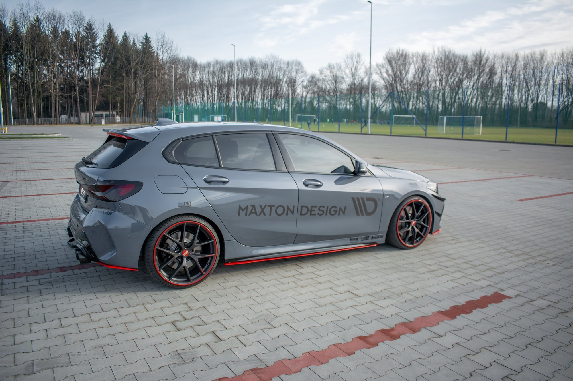 Maxton Design Heck Ansatz Flaps Diffusor V.2 für BMW 1er F40 M-Paket