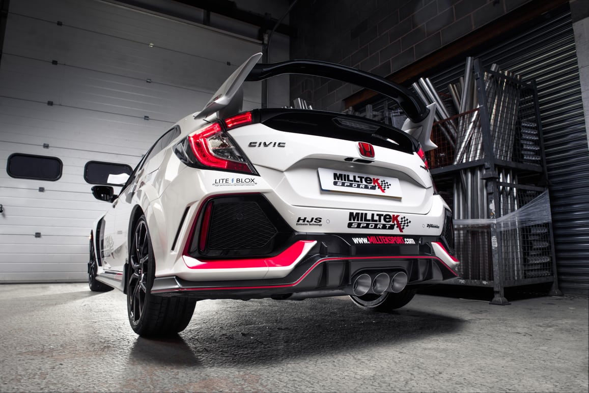 Milltek AGA | Honda Civic Type R FK8 2.0 i-VTEC (Both OPF & Non OPF) | Titanium