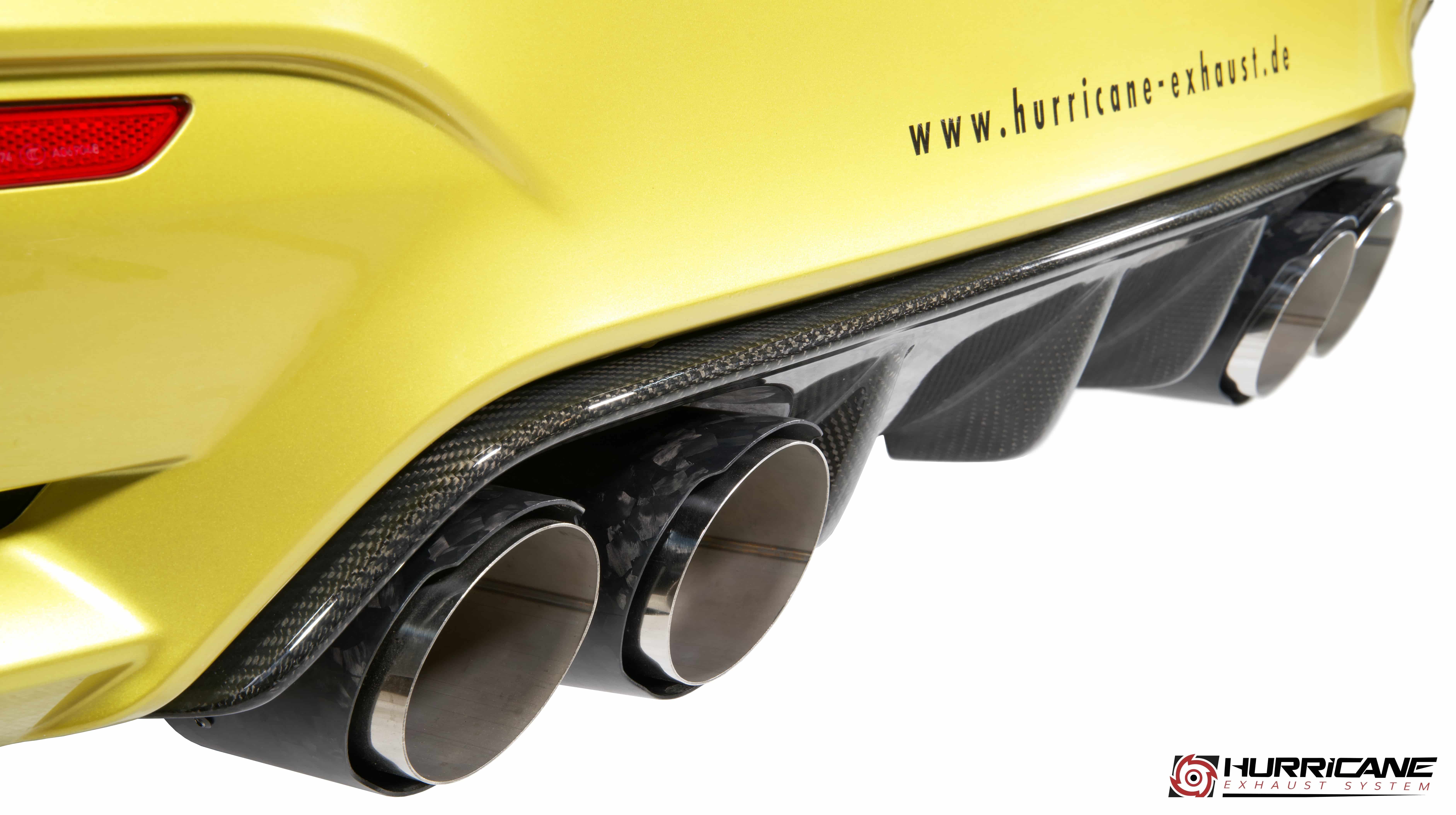 Hurricane 3,5" Auspuffanlage für BMW M4 F82 431PS Hurricane 3,5" Auspuffanlage für BMW M4 F82 431PS