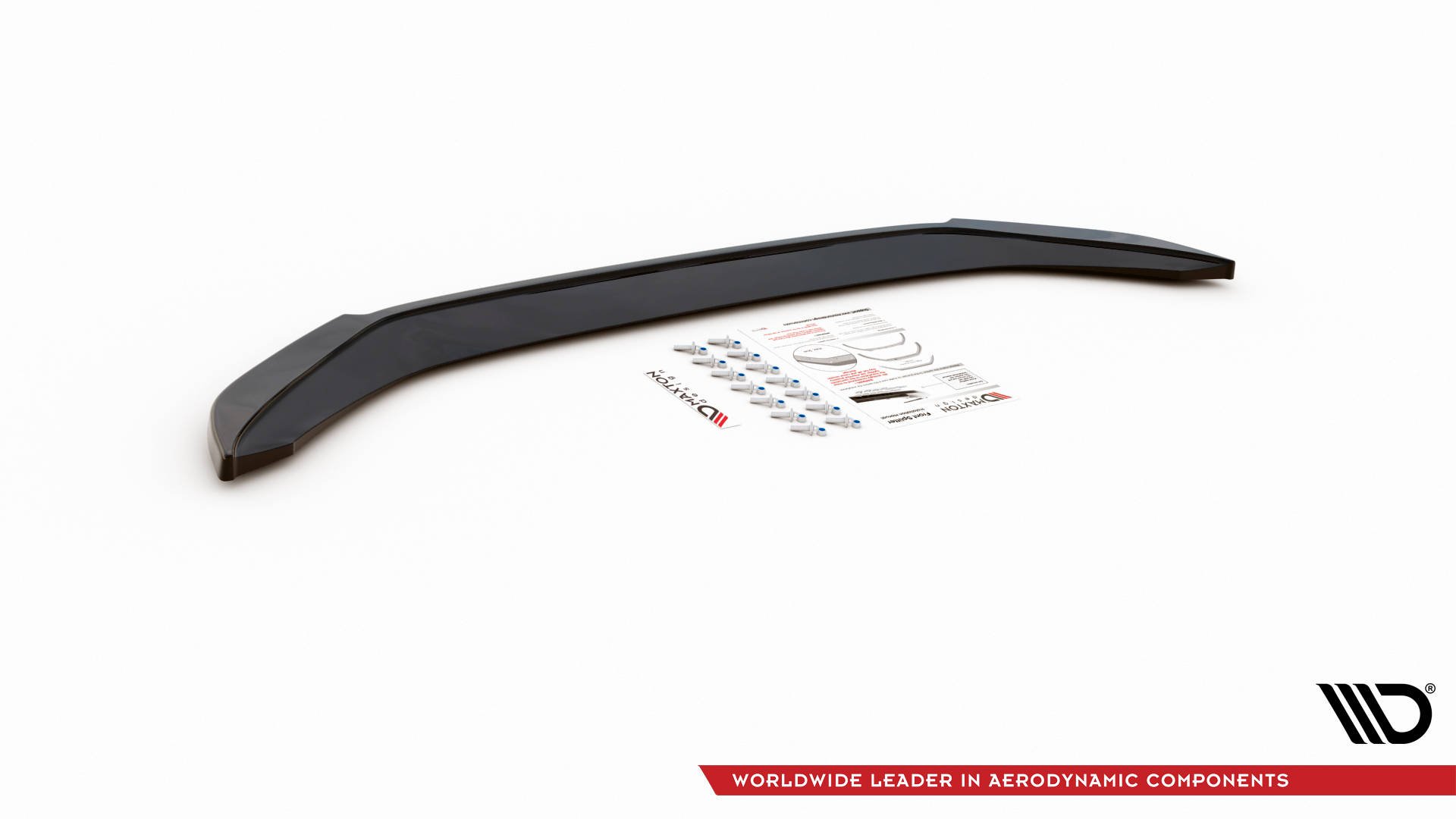 Maxton Design Front Ansatz für Volkswagen Up GTI schwarz Hochglanz