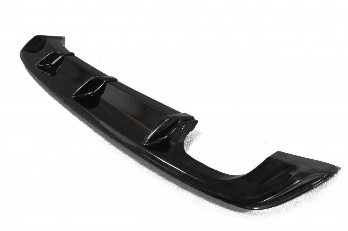 Maxton Design Diffusor Heck Ansatz für SEAT LEON III FR schwarz Hochglanz