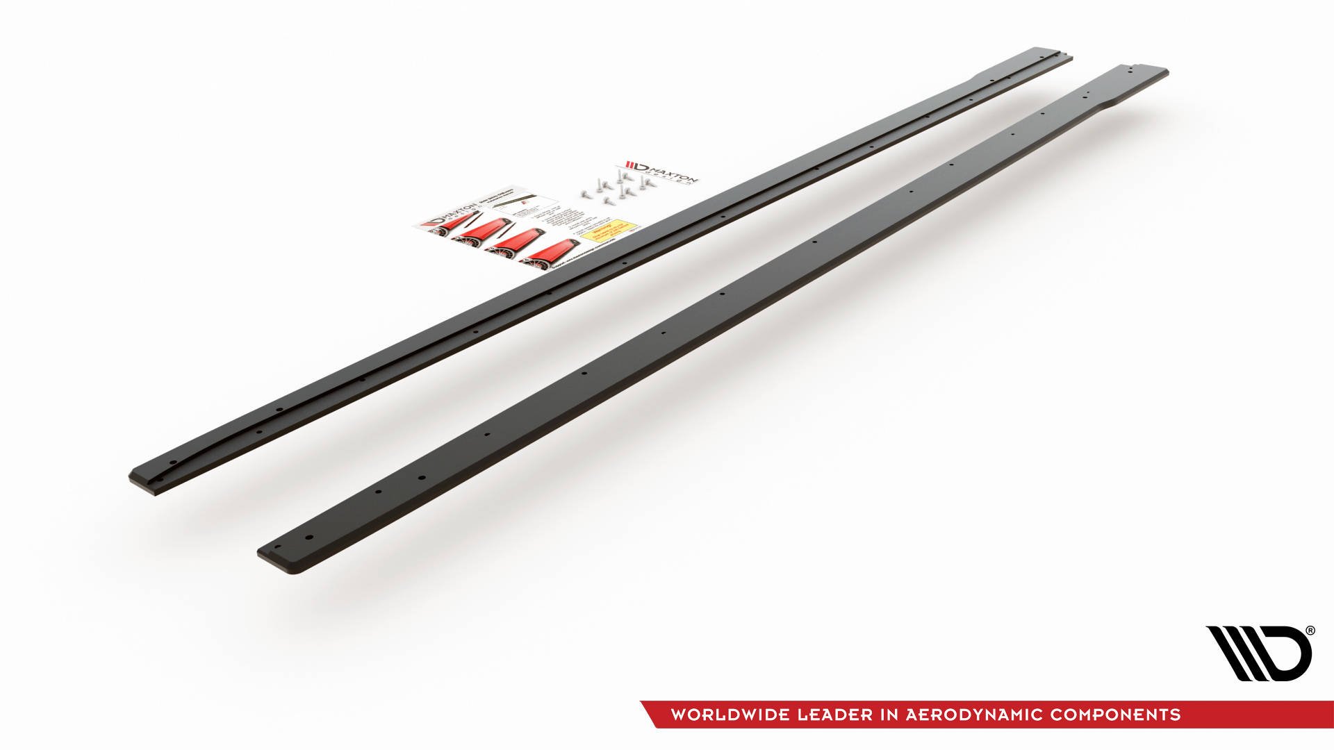 Maxton Design Robuste Racing Seitenschweller Ansatz für für Volkswagen Polo GTI Mk6