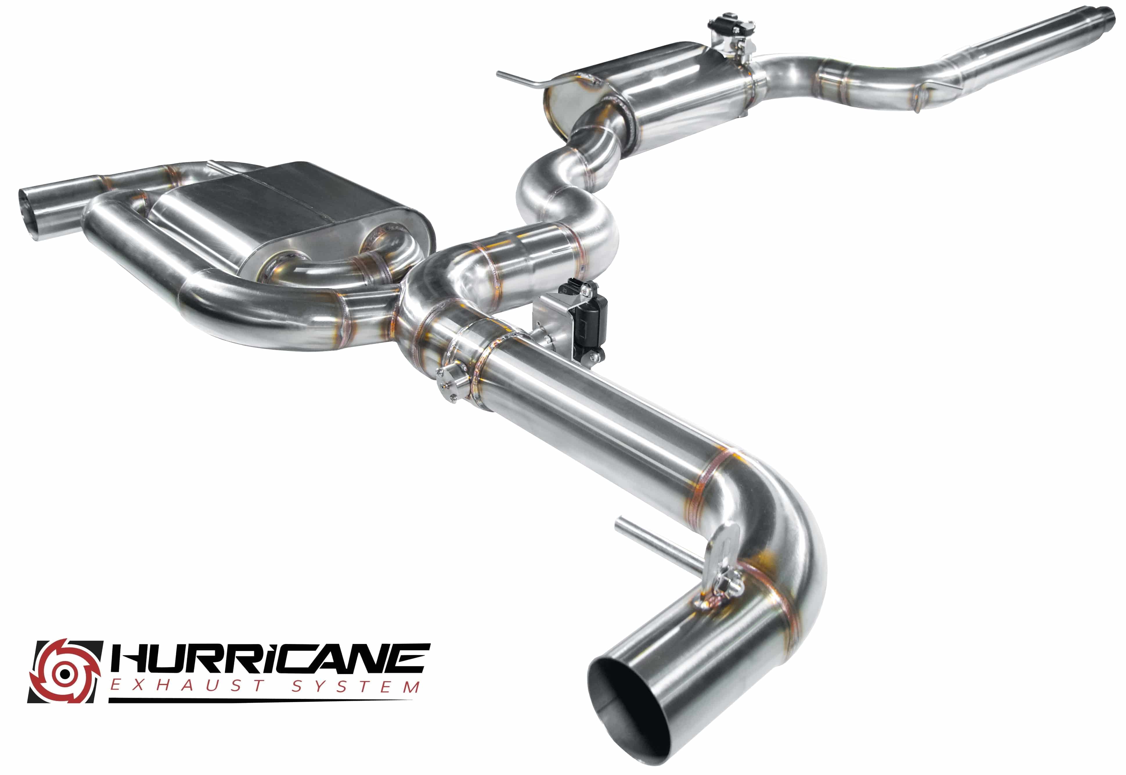Hurricane 3,5" Auspuffanlage für VW Golf 6 GTI 211 PS V3