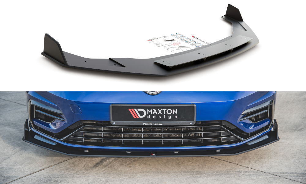 Maxton Design Robuste Racing Front Ansatz V.2 für passend für VW Golf 7 R / R-Line Facelift