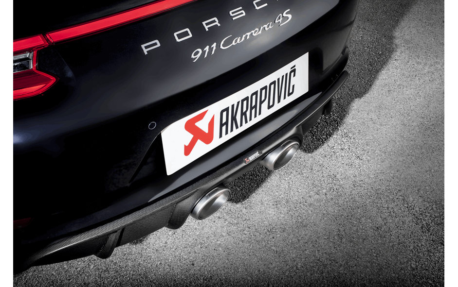 Akrapovic Carbon Heckdiffusor - Matt für Porsche 911 Carrera / Cabriolet / Targa /S/4/4S/GTS (991.2) 2019