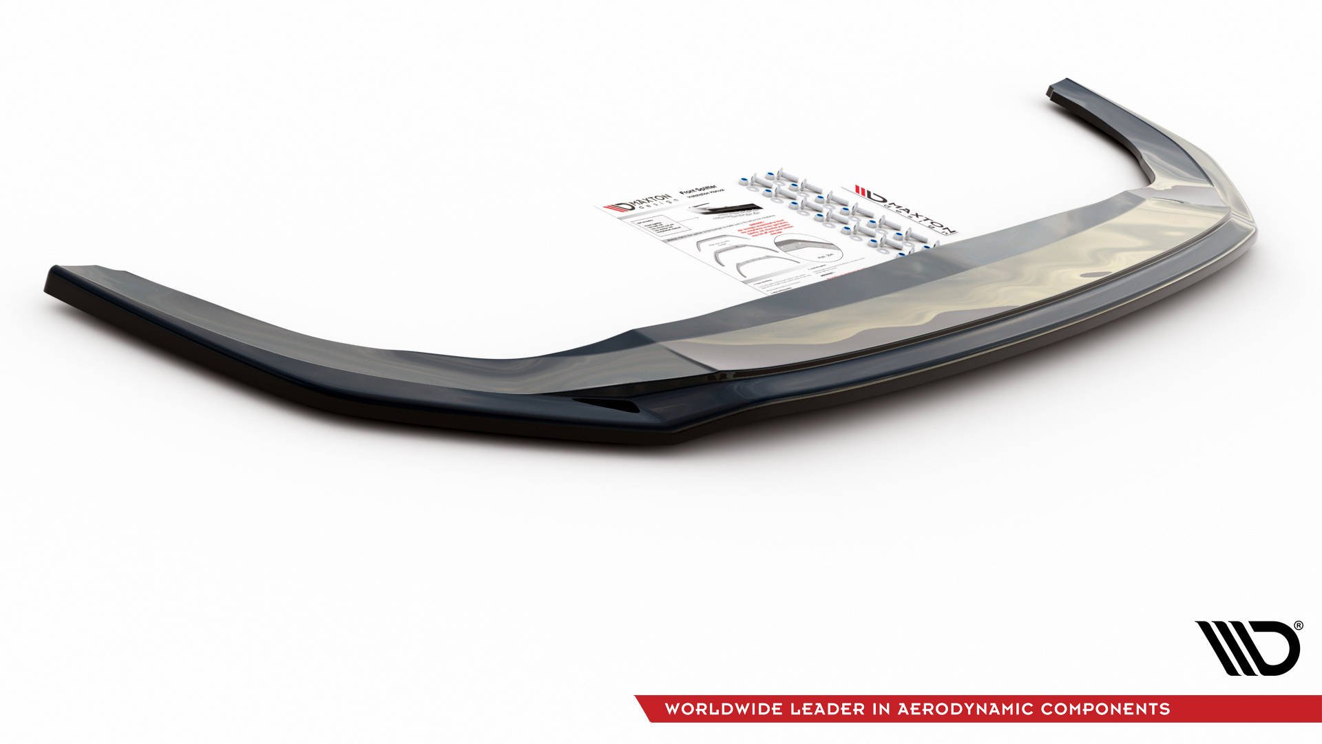 Maxton Design Front Ansatz V.4 für Volkswagen Golf 8 GTI schwarz Hochglanz