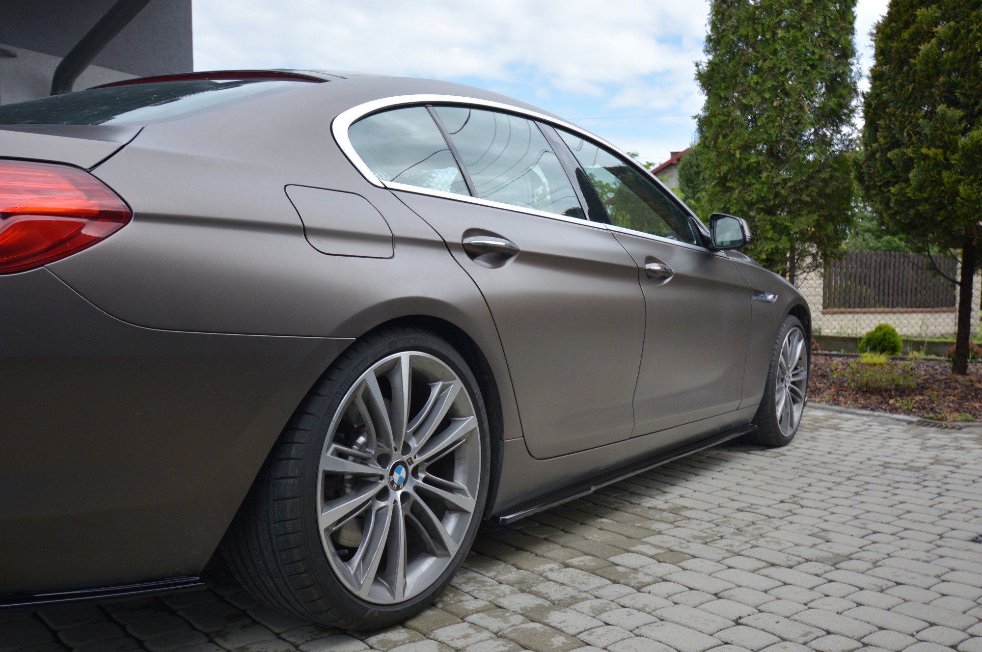 Maxton Design Seitenschweller Ansatz für BMW 6er GRAN COUPÉ schwarz Hochglanz