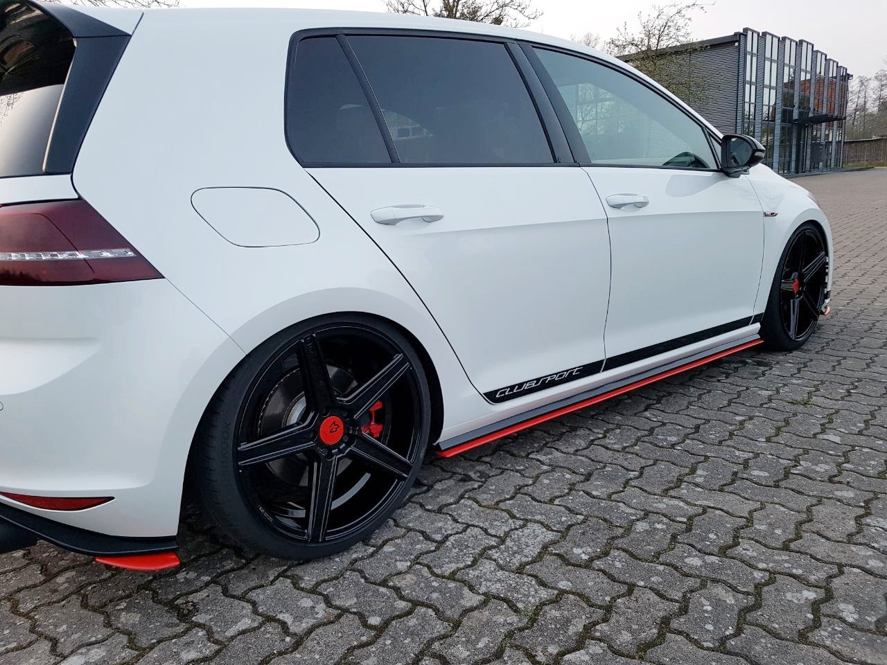 Maxton Design Seitenschweller Ansatz für VW GOLF Mk7 GTI CLUBSPORT