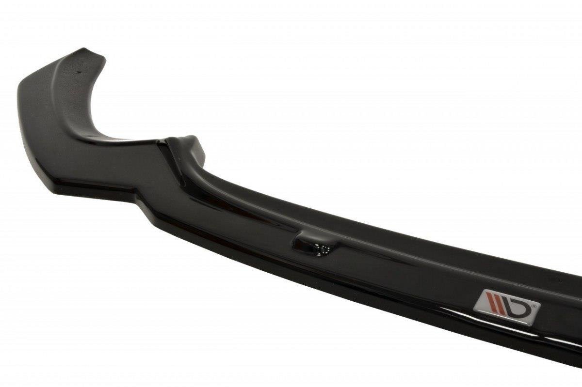 Maxton Design Front Ansatz V.1 für BMW 1er F20/F21 M-Power FACELIFT schwarz Hochglanz