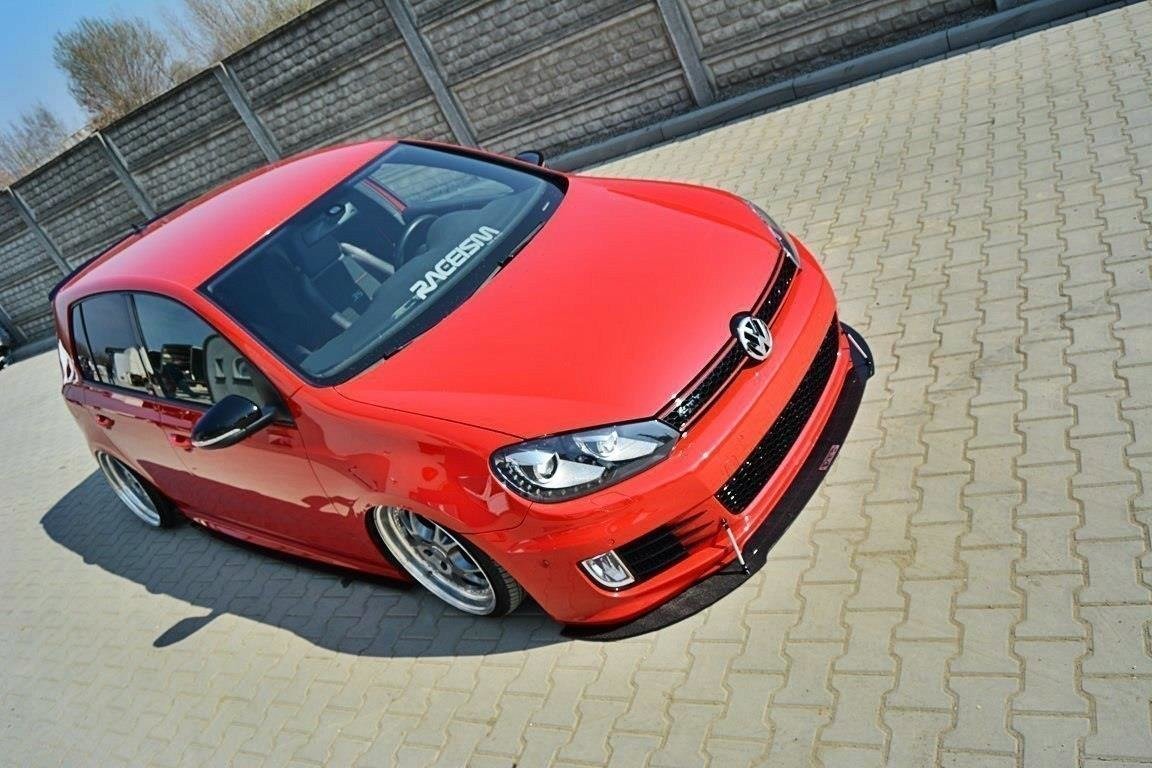 Maxton Design Racing Front Ansatz für VW GOLF 6 GTI 35TH