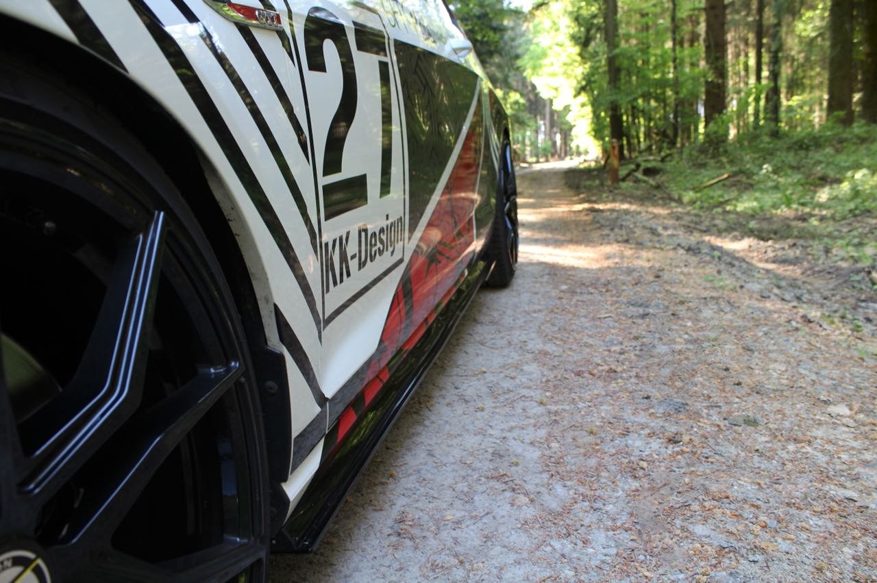 Maxton Design Racing Seitenschweller Ansatz VW GOLF 7 GTI CLUBSPORT