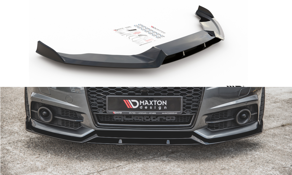 Maxton Design Front Ansatz für Audi S6 / A6 S-Line C7 FL