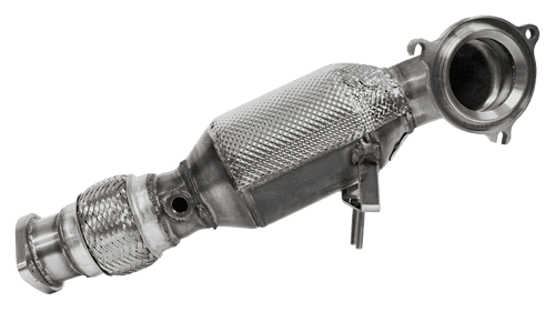 HJS Ø 70mm Vorderrohr / Downpipe mit Kat (Fiesta ST MK3)