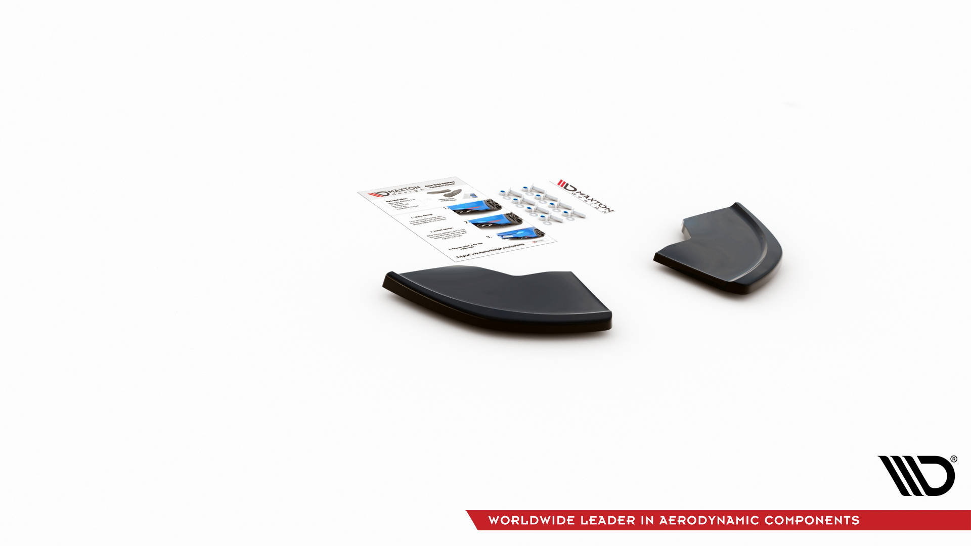 Maxton Design Heck Ansatz Flaps Diffusor für Seat Ibiza Cupra Mk3 schwarz Hochglanz