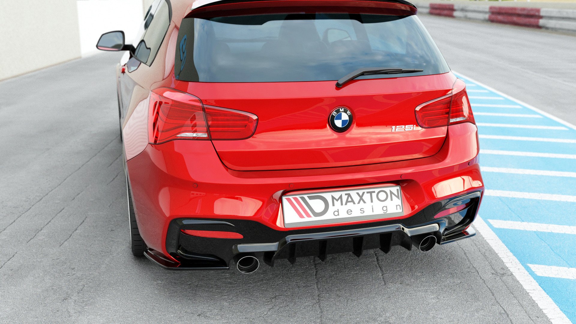 Maxton Design Heck Ansatz Diffusor für BMW 1 F20/ F21 Facelift M-Power schwarz Hochglanz Maxton Design Heck Ansatz Diffusor für BMW 1 F20/ F21 Facelift M-Power schwarz Hochglanz