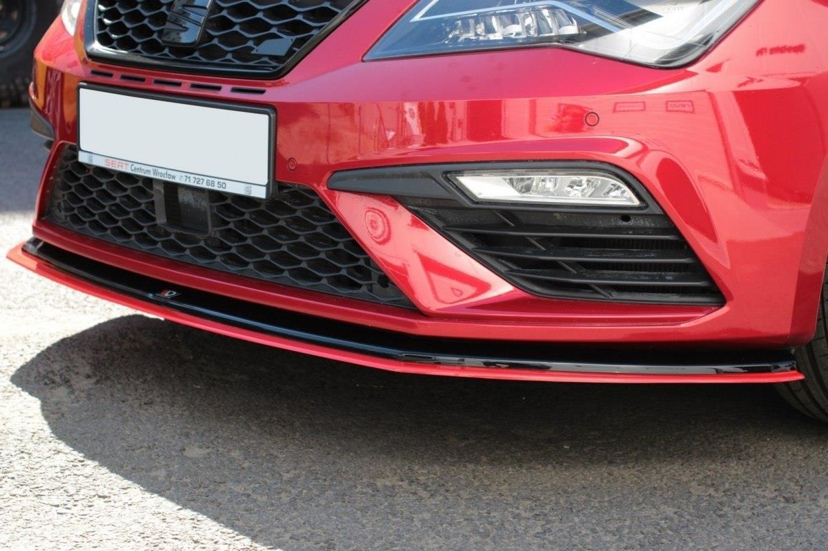 Maxton Design Front Ansatz für v.3 Seat Leon Mk3 Cupra/ FR Facelift