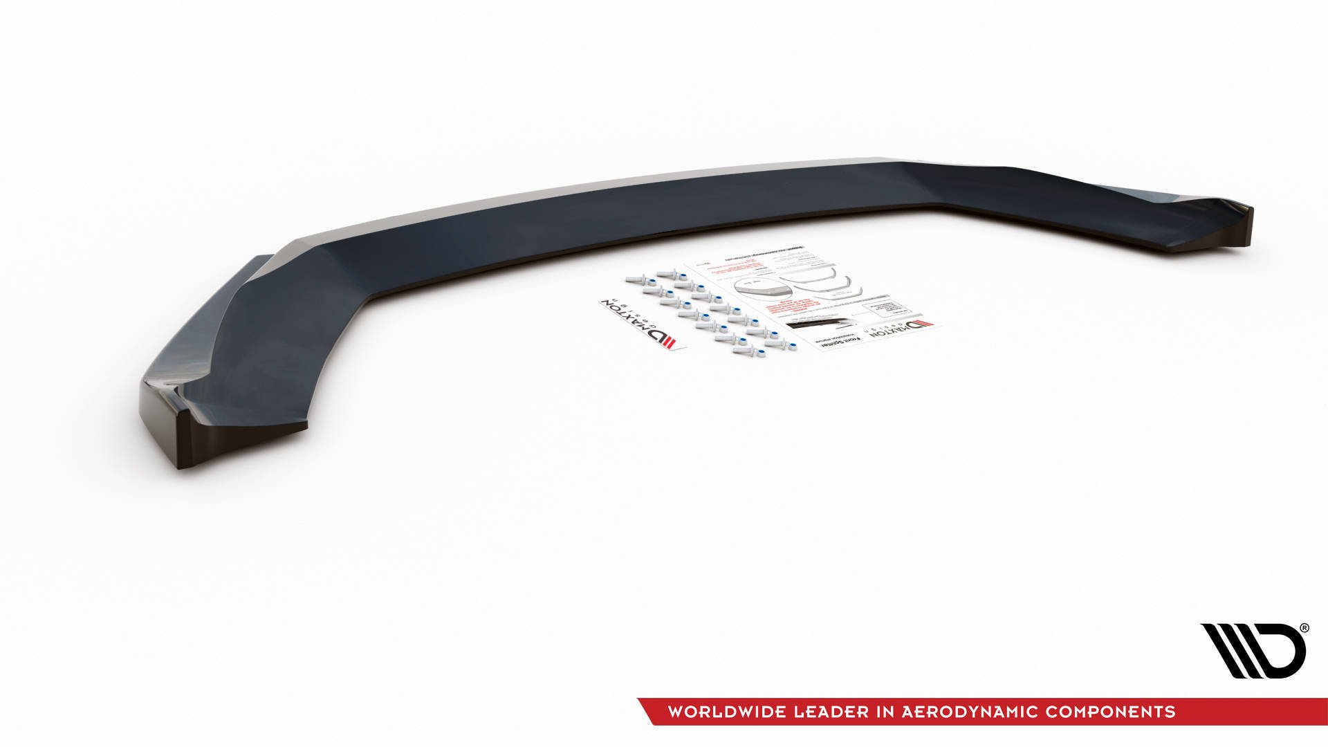 Maxton Design Front Ansatz V.5 für Seat Leon Cupra / FR Mk3 FL schwarz Hochglanz