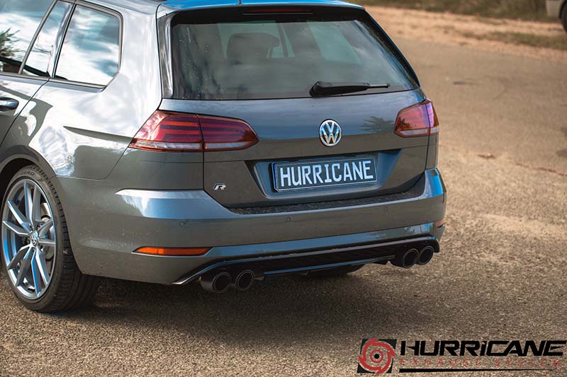 Hurricane 3,5" Auspuffanlage für VW Golf 7 R Variant 300PS VFL V1