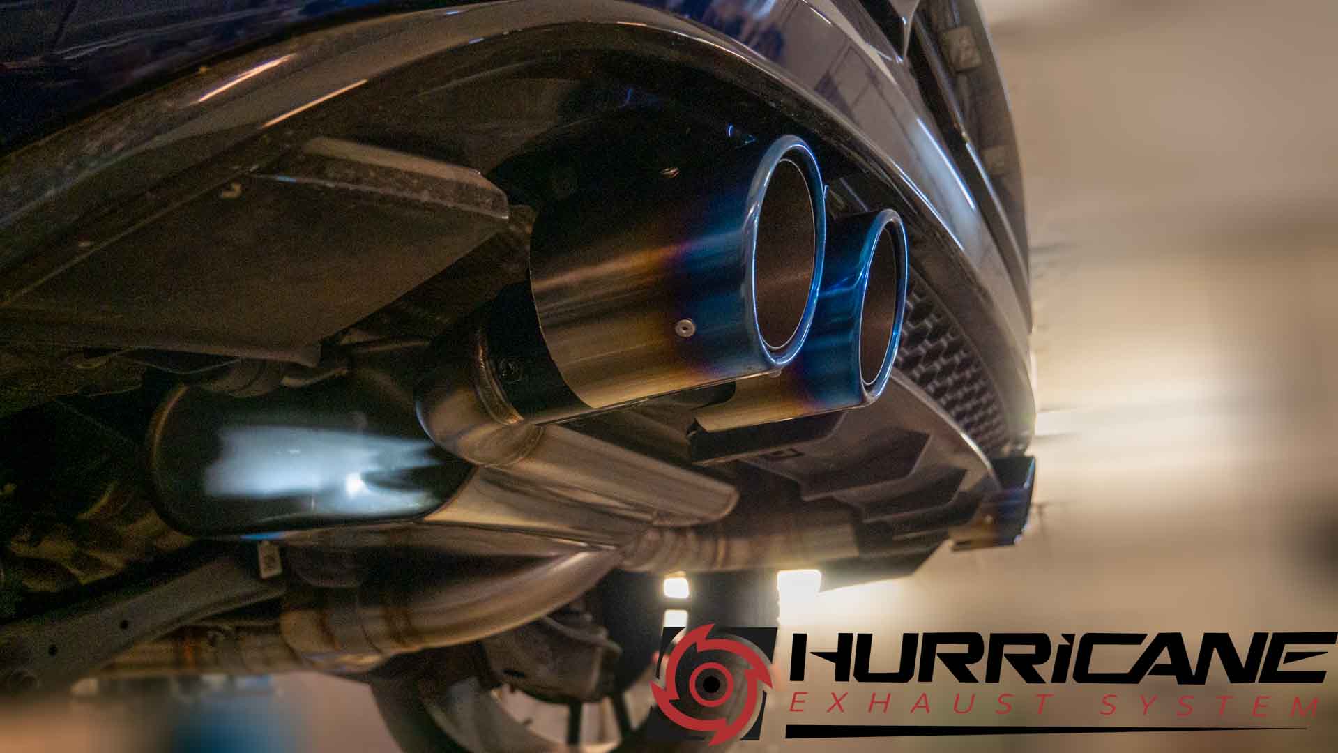 Hurricane 3,5" Auspuffanlage für VW Golf 7.5 R OPF V2 Hurricane 3,5" Auspuffanlage für VW Golf 7.5 R OPF V2