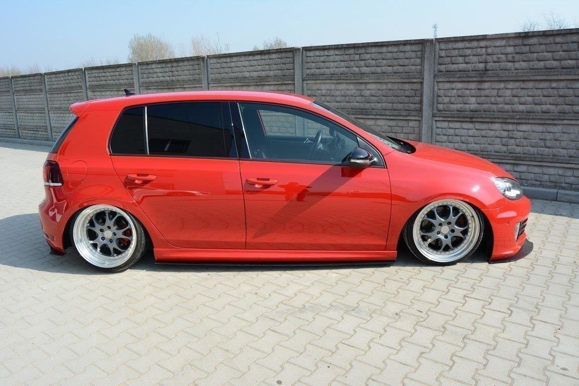 Maxton Design Racing Seitenschweller Ansatz VW GOLF 6 GTI 35TH / R20