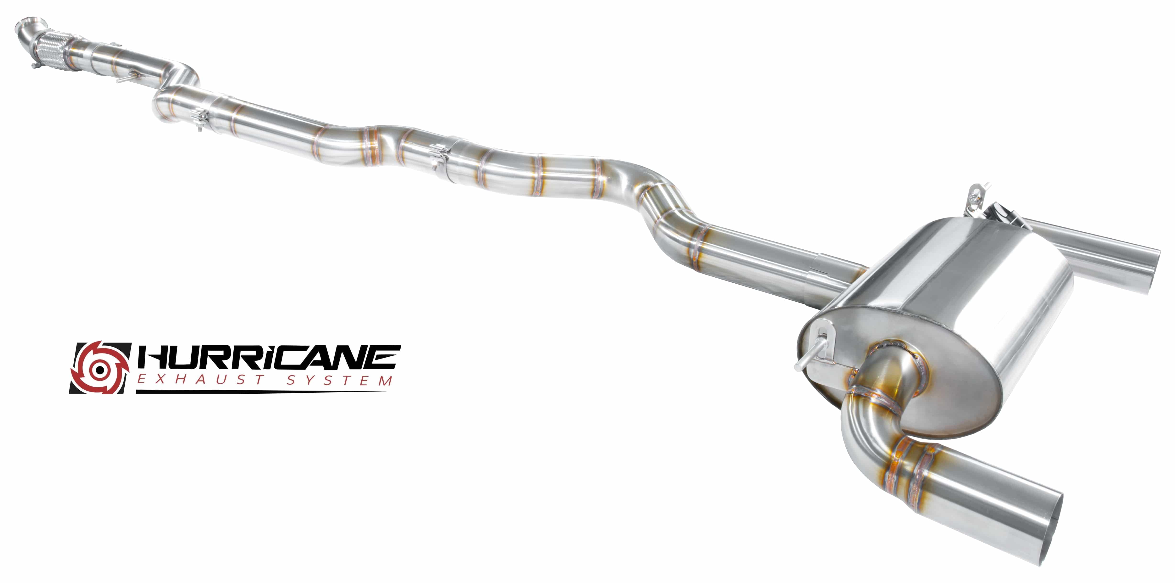 Hurricane 3,5" Auspuffanlage für BMW M235i F22 (+ F23) Coupé / Cabriolet 326PS Hurricane 3,5" Auspuffanlage für BMW M235i F22 (+ F23) Coupé / Cabriolet 326PS