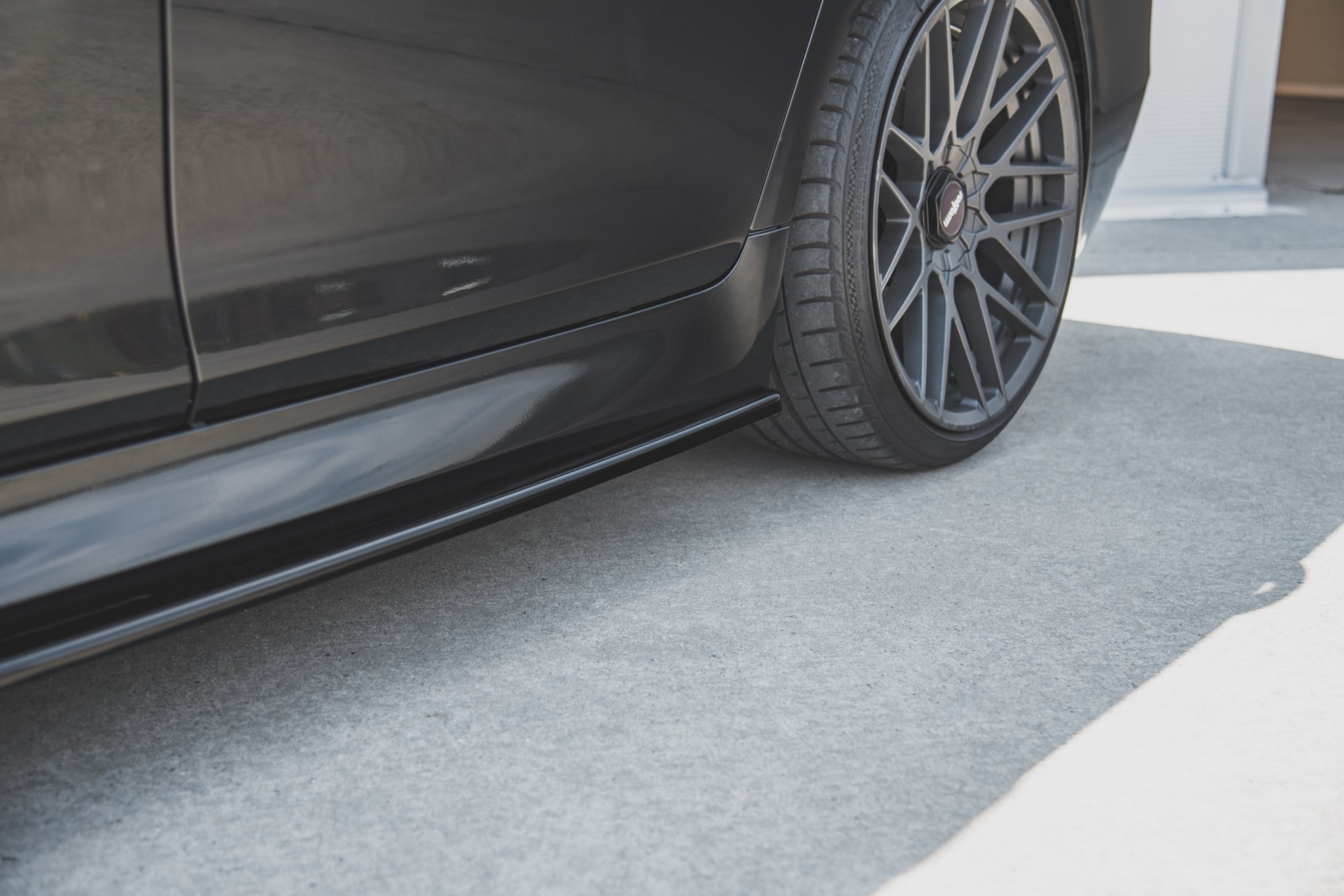 Maxton Design Seitenschweller Ansatz für V.2 für BMW 5er F10/F11 M-Paket / M5 schwarz Hochglanz
