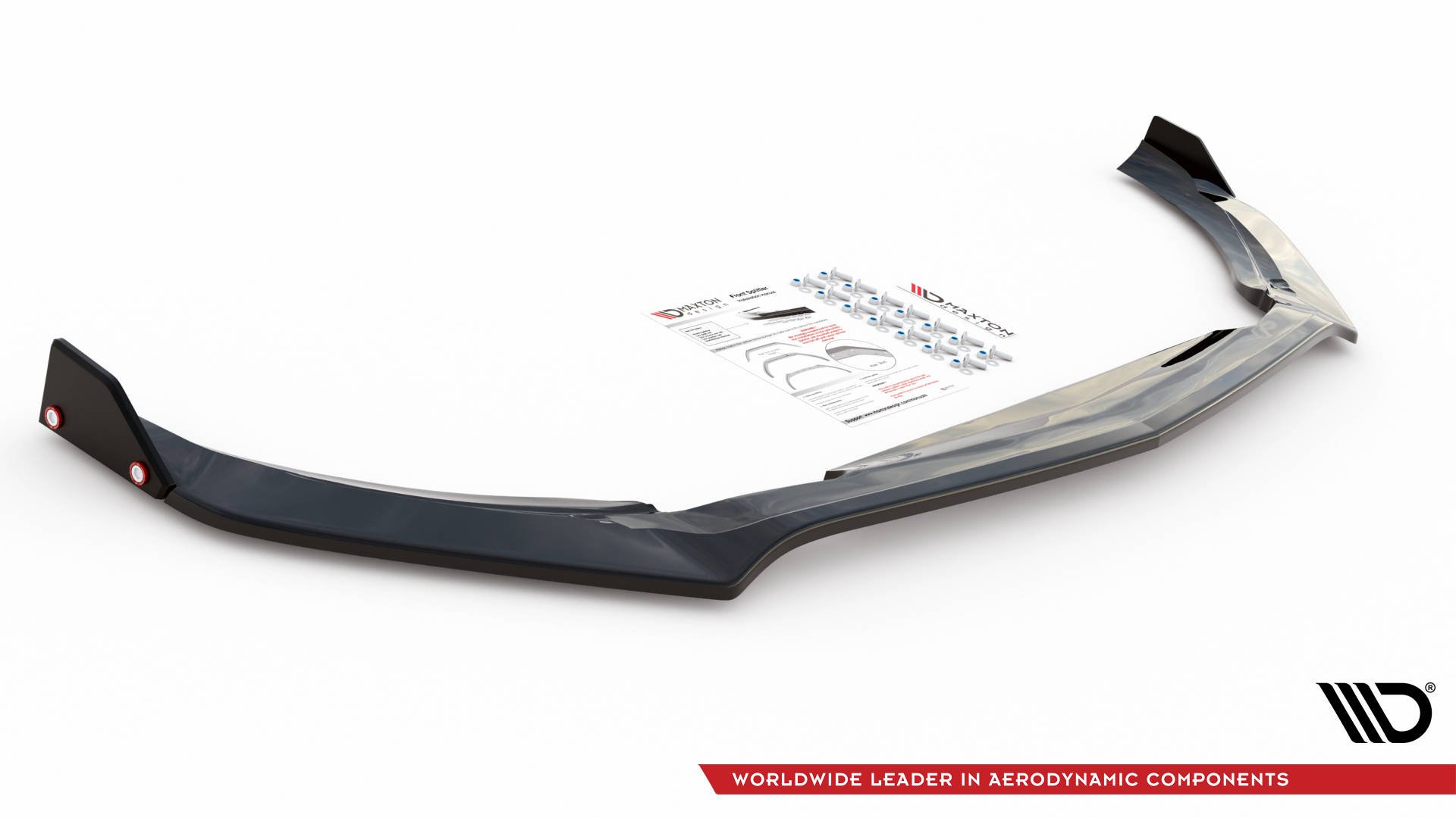 Maxton Design Front Ansatz V.3 +Flaps für Mercedes-AMG A 45 S Aero Pack W177