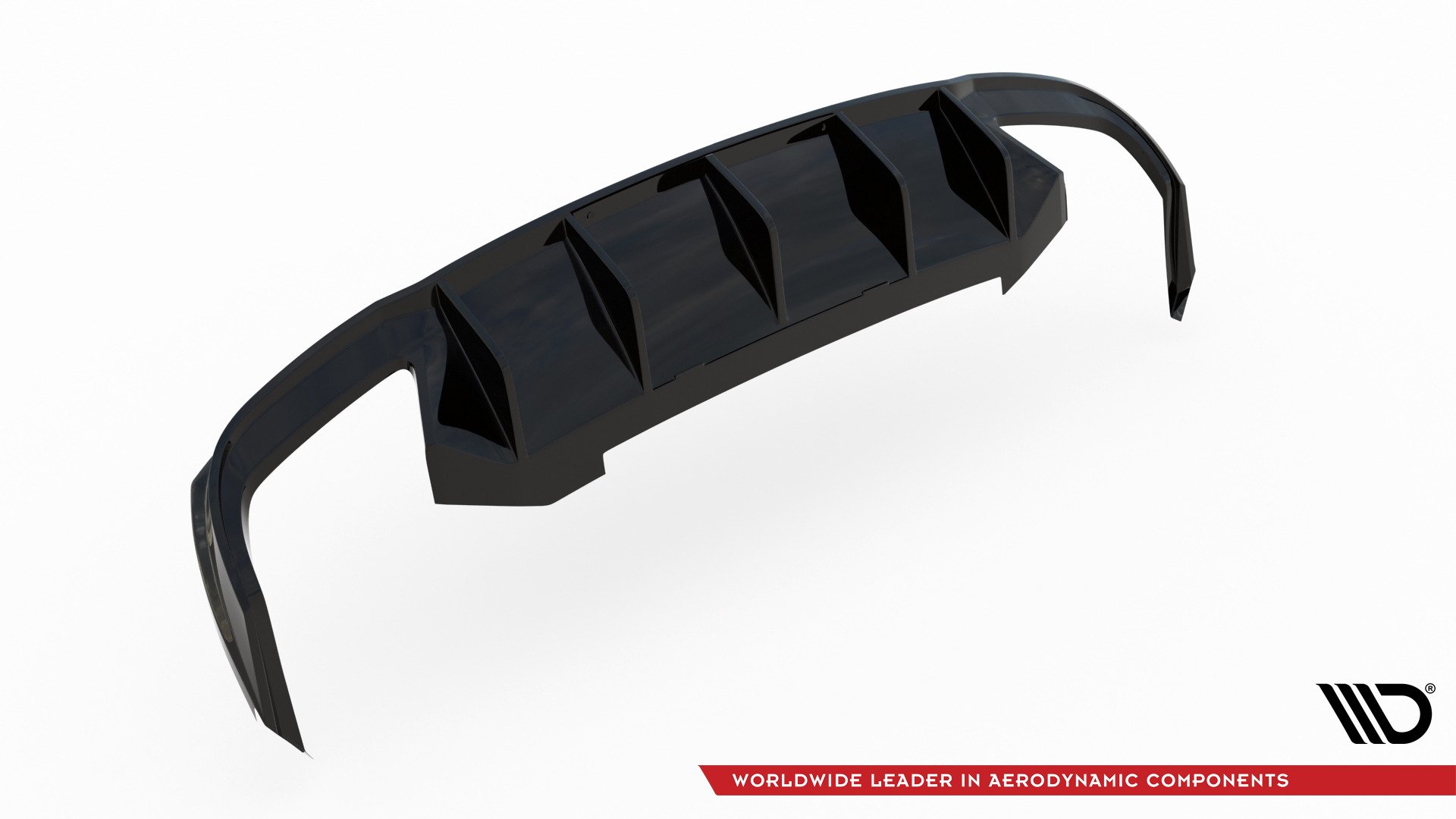 Maxton Design Diffusor Heck Ansatz V.2 Schwarz Hochglanz für Skoda Octavia RS Mk3 / Mk3 FL Hatchback / Kombi DIESEL