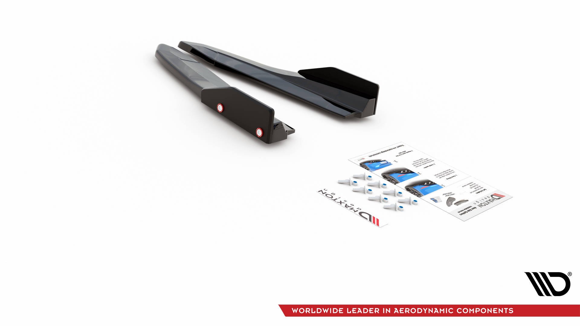 Maxton Design Heck Ansatz Flaps Diffusor V.2 +Flaps für Skoda Octavia RS Mk4