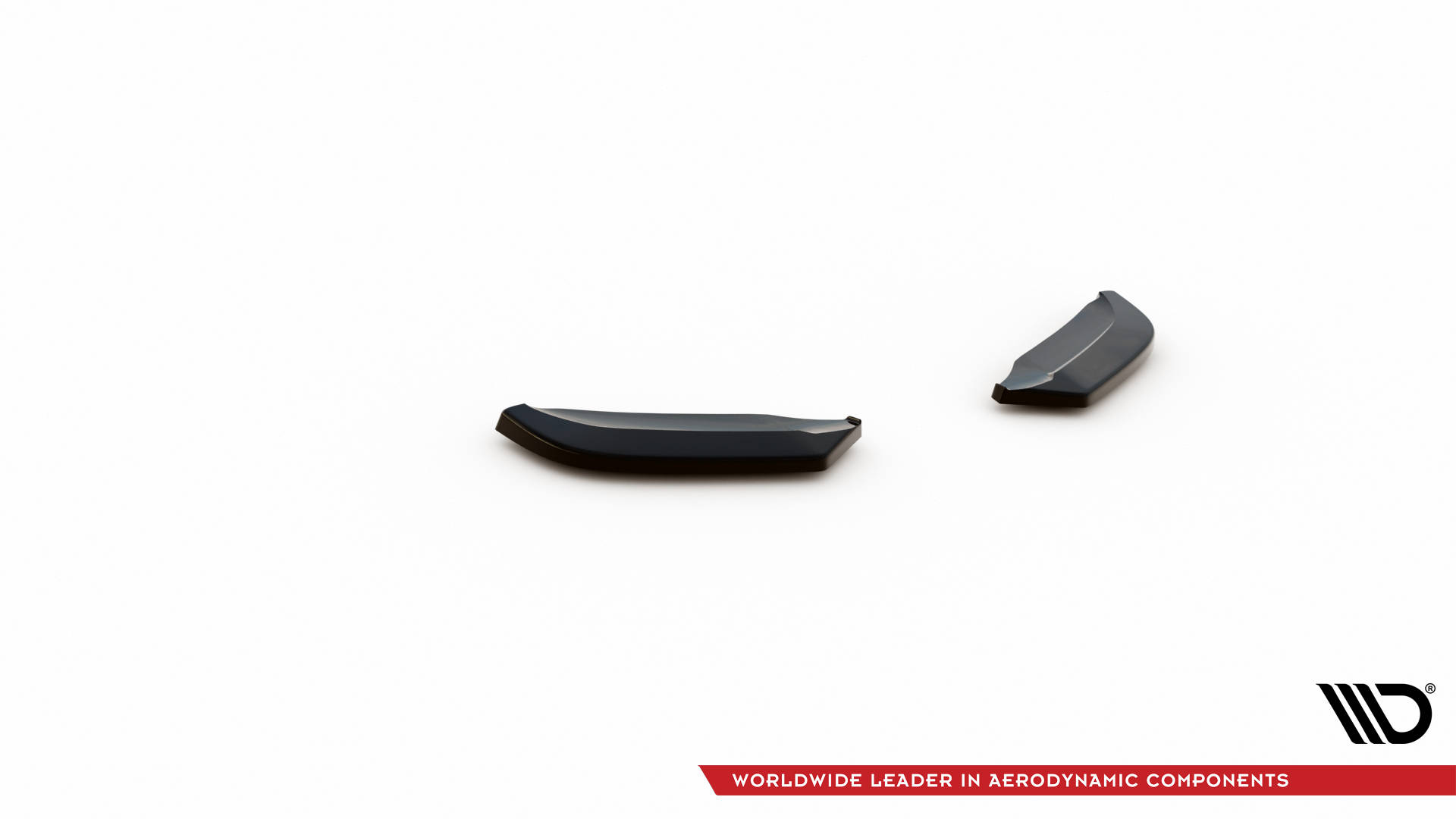 Maxton Design Heck Ansatz Flaps Diffusor für Volkswagen Scirocco Mk3 schwarz Hochglanz