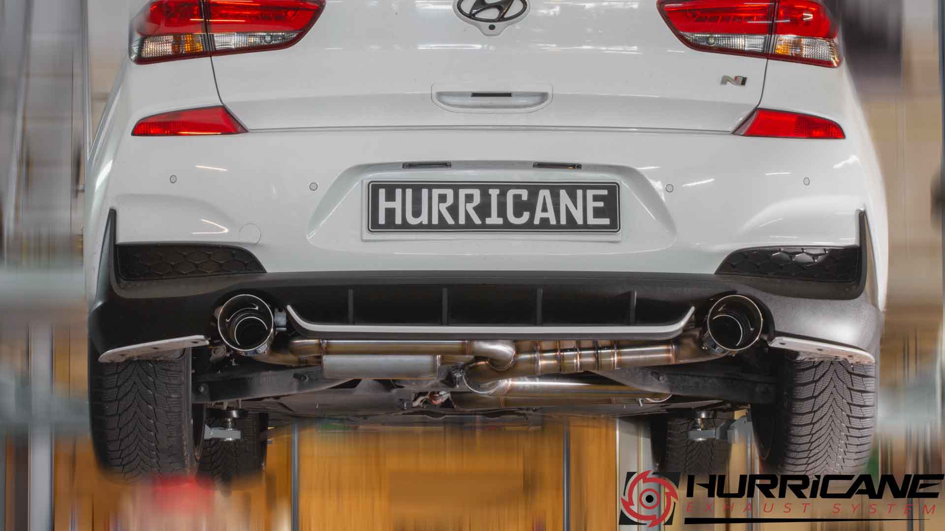 Hurricane 3,5" Auspuffanlage für Hyundai i30 N OPF, Performance OPF, Project C OPF 250-275PS V2