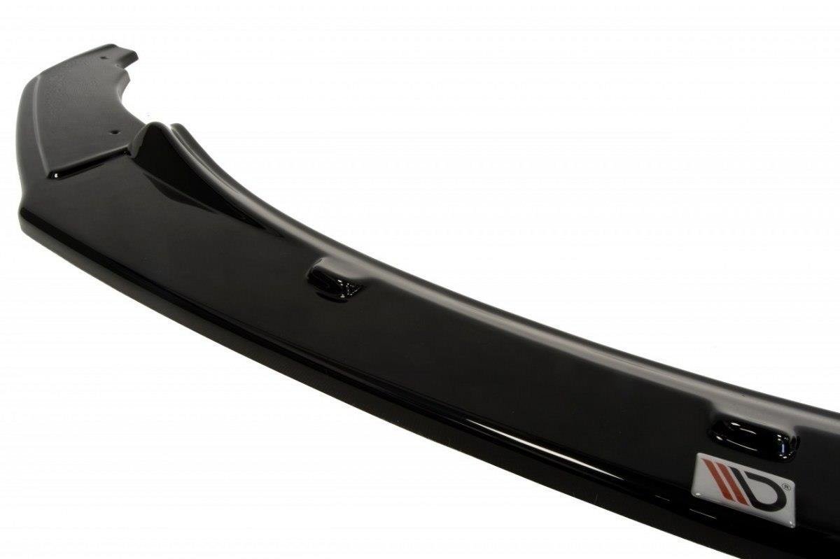 Maxton Design Front Ansatz für BMW 1er F20/F21 M-Power (vor Facelift) schwarz Hochglanz