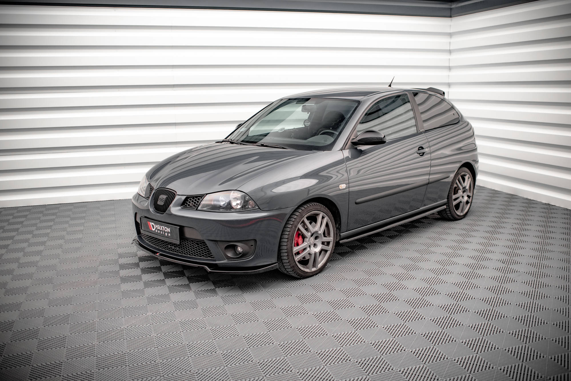 Maxton Design Seitenschweller Ansatz für Seat Ibiza Cupra Mk3 schwarz Hochglanz