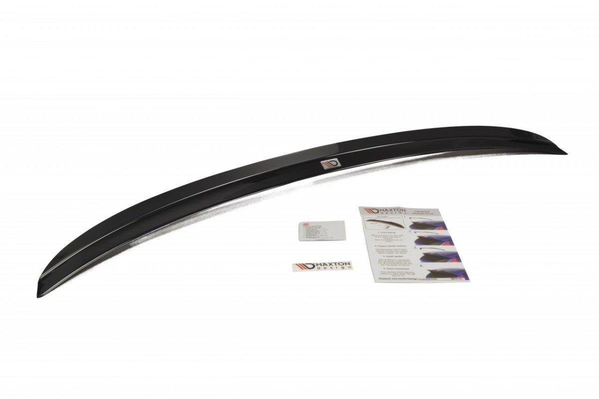 Maxton Design Spoiler CAP V.1 für Skoda Superb Mk3 / Mk3 FL Hatchback schwarz Hochglanz