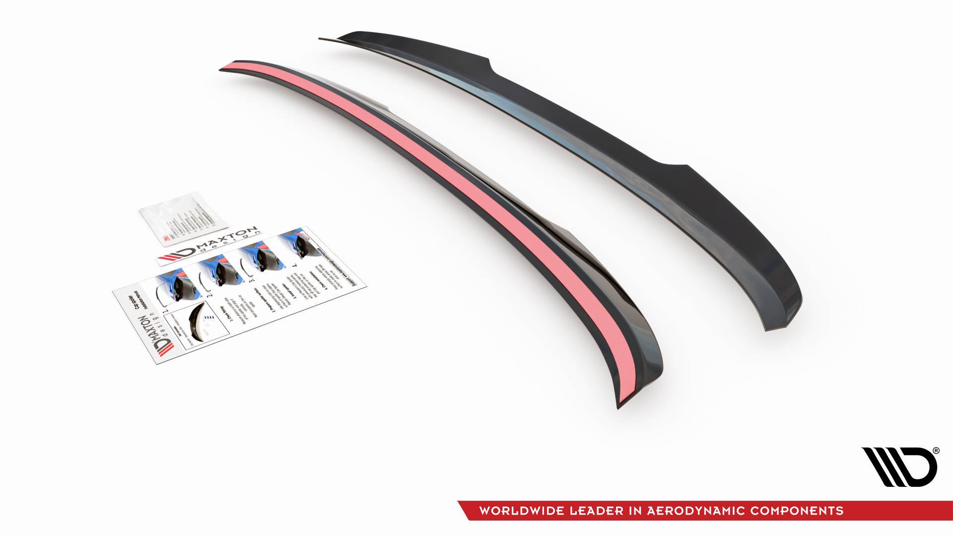 Maxton Design Spoiler CAP für BMW 5er G30 Facelift M-Paket schwarz Hochglanz