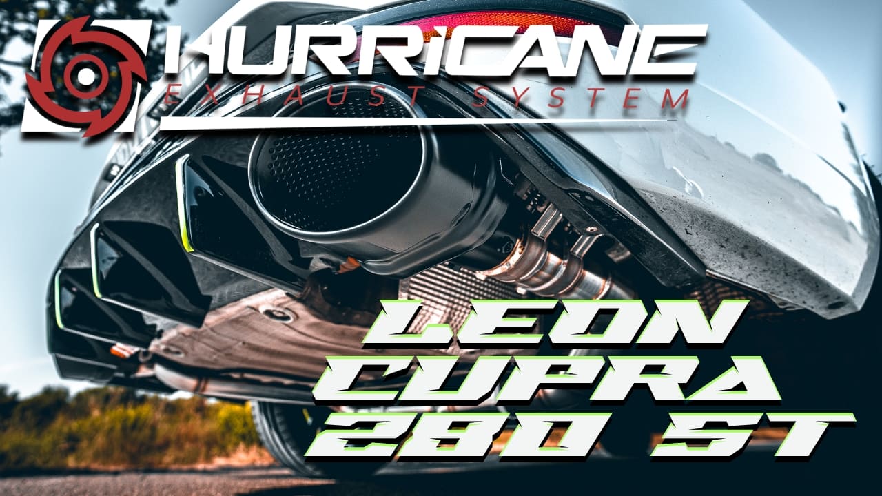 Hurricane 3,5" Auspuffanlage für Seat Leon Cupra ST 280 FWD 5F V3