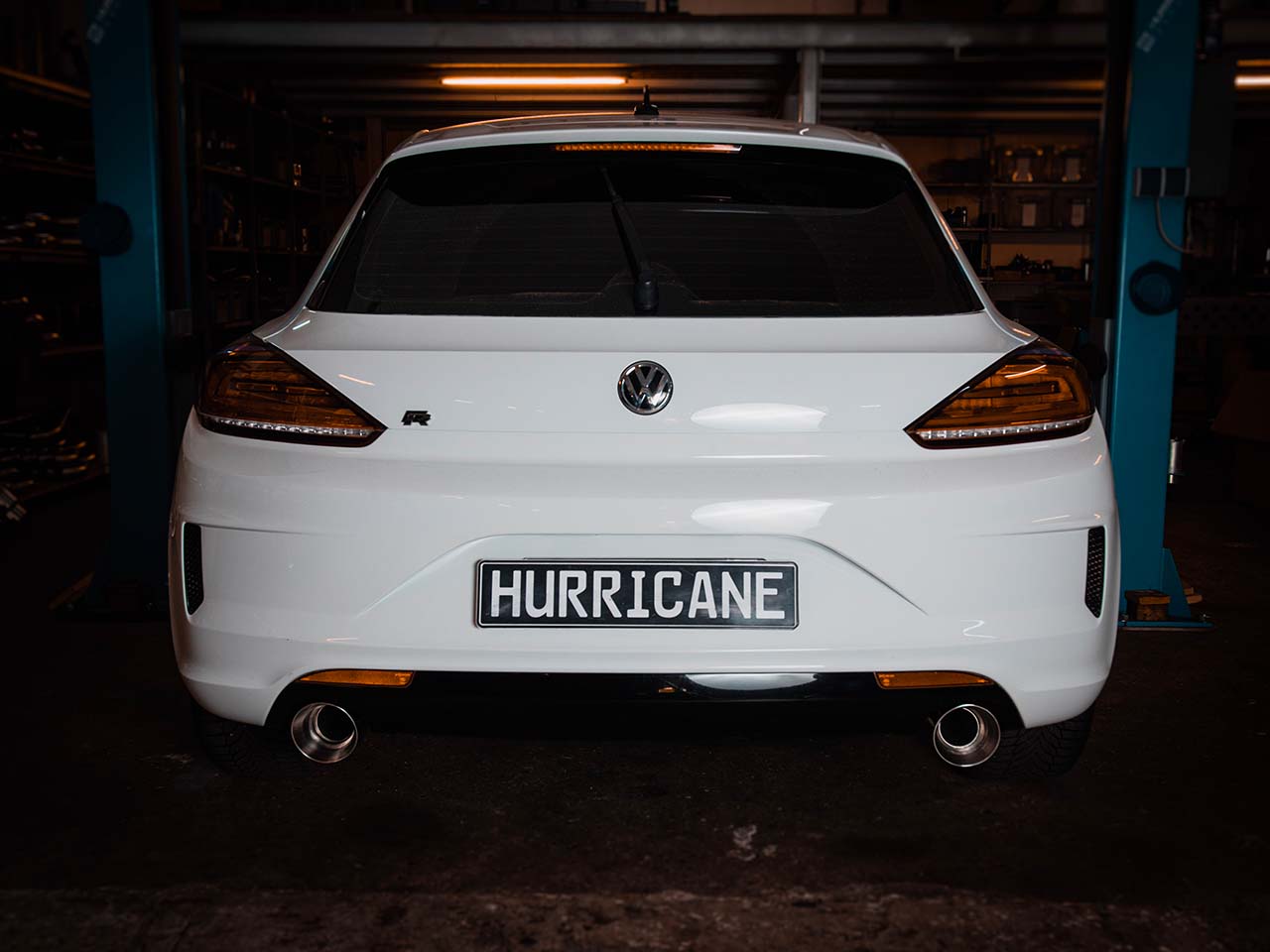 Hurricane 3,5"  Auspuffanlage für VW Scirocco III / R 2.0 TSI V3