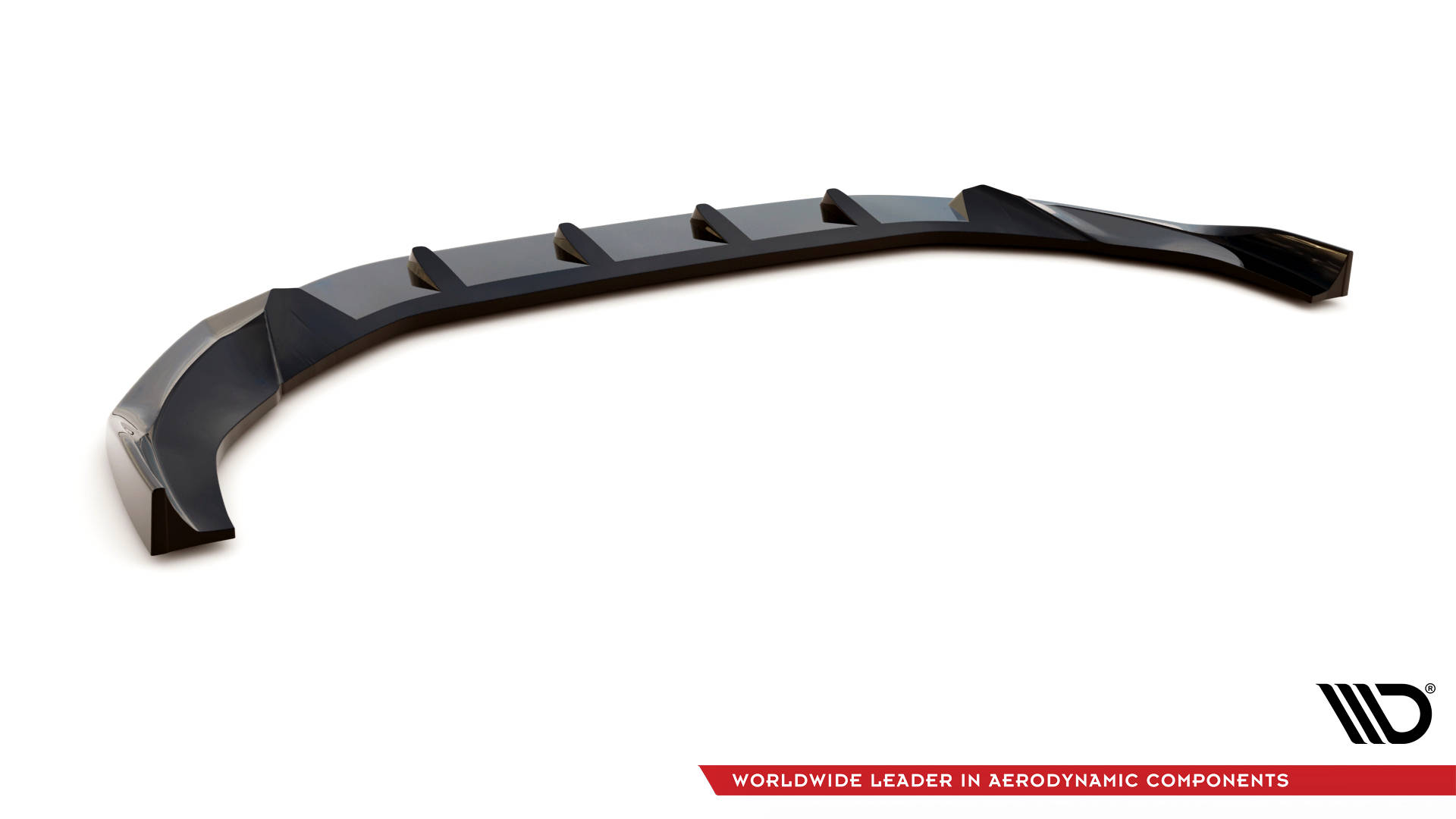 Maxton Design Front Ansatz V.1 für Audi A4 S-Line / S4 B9 Facelift schwarz Hochglanz