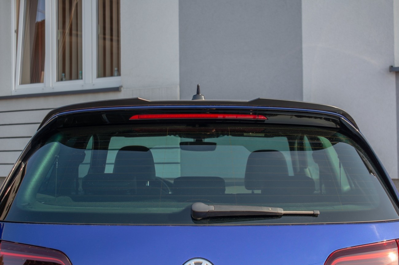 Maxton Design Heck Spoiler Aufsatz Abrisskante V.2 für VW Golf 7 R/ R-Line/ GTI + FL